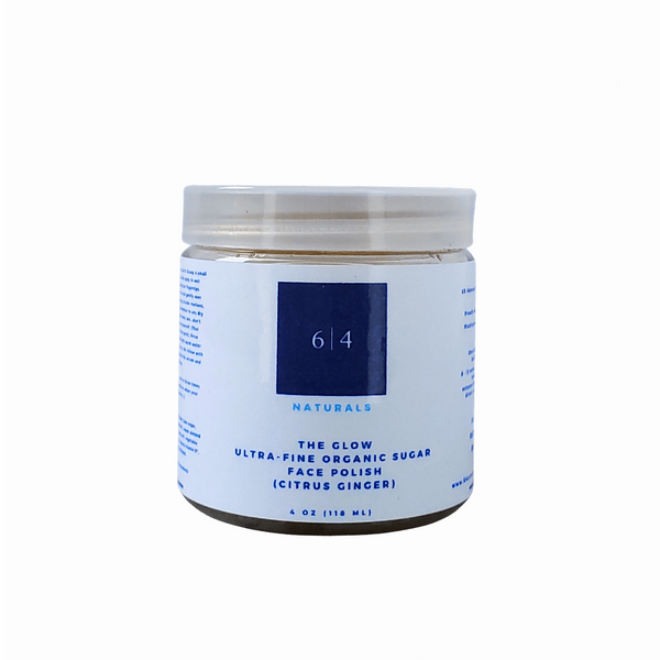 Ultra-Fine Organic Sugar Face Polish (Citrus Ginger)